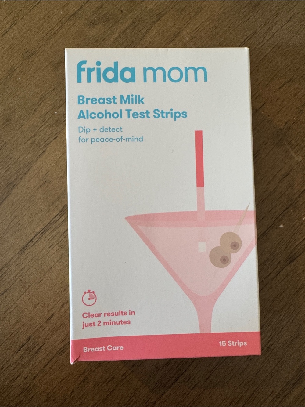 frida mom Breast Milk Alcohol Test Strips - Pink